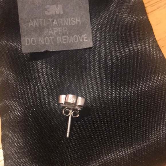 NWOT Sterling Silver & semiprecious gemstone pierced earrings. Set of 4 pairs. - Picture 3 of 4